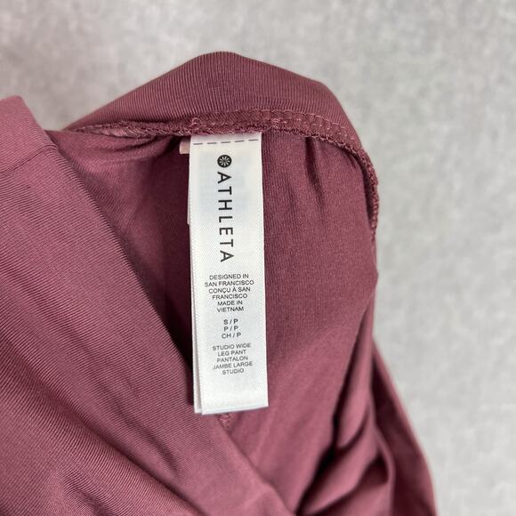 Athleta Tawny Rose Studio Wide Leg Pant Size Small - Picture 12 of 13